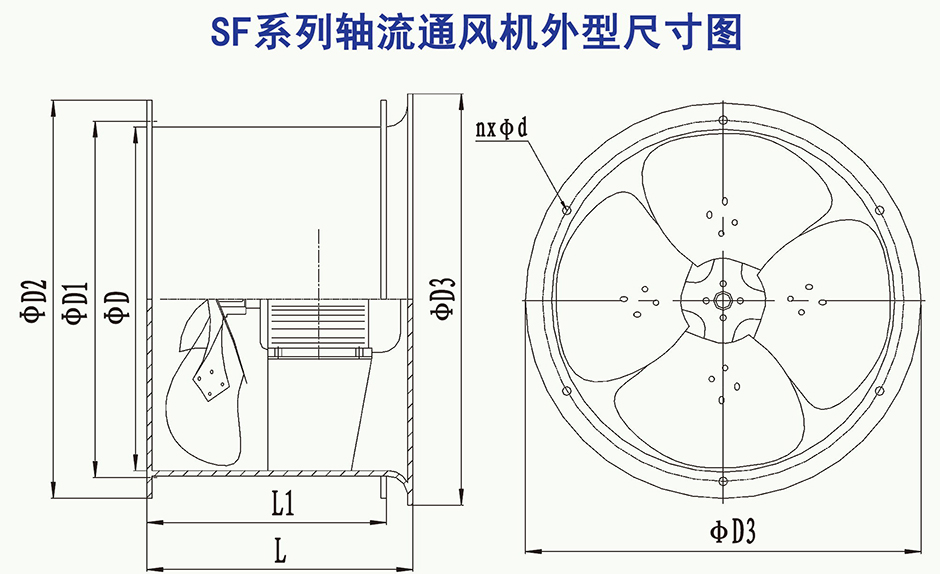 SF系列轴流通风机